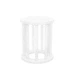 Wooden LUOTO multifunctional stool in white color